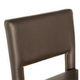 thumbnail image 6 of Riverbay Furniture 30" Upholstered Contemporary Wood Bar Stool in Brown, 6 of 13