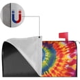 thumbnail image 3 of Tribal Ethnic Tie Dye Mailbox Covers, Spiral Colorful Magnetic Post Box Cover Wraps Standard Size 21x18 in for Garden Yard Decor, 3 of 3