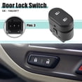 thumbnail image 2 of Unique Bargains Auto Door Lock Switch Replacement Fit for Chevrolet Malibu 2008 2009 15823977 Black, 2 of 7