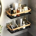 thumbnail image 4 of Bathroom Shelf Effective Storage Suction Cup Portable Space-saving Toilet Storage Holder, 4 of 5