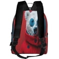 thumbnail image 3 of Lsque Stylish Polar Bear Sunglasses Pattern Backpack – School Travel Canvas Daypack with Ergonomic Padded Straps, Multiple Compartments & Leather Handle, 3 of 5