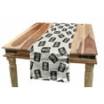 thumbnail image 1 of Nursery Table Runner, Xray Part of an Abstract Skeleton Image in Repetitive Grunge Pattern, Dining Room Kitchen Rectangular Runner, 3 Sizes, by Ambesonne, 1 of 2