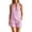 Pink#01, variant on Yteetum Short Sets for Women 2 Piece Sleeveless Halter Neck Strapless Tank Top Shorts Lounge Sets Casual Striped Loose Lightweight Comfy Daily Summer Two Piece Set Outfits