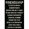 thumbnail image 2 of Stimson, Diane 13x18 Gold Ornate Wood Framed with Double Matting Museum Art Print Titled - Friendship Grunge, 2 of 4