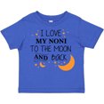 thumbnail image 3 of Inktastic I Love My Noni to the Moon and Back Boys or Girls Toddler T-Shirt, 3 of 5