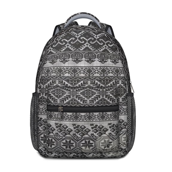 Colorful Abstract Student Backpack - Waterproof & Breathable for School, Work, or Travel