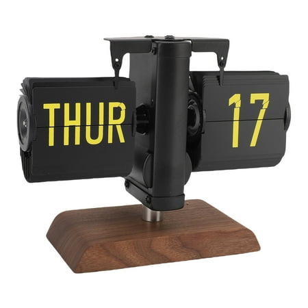 Suodoka Auto Flip Desk Clock 12 Hour Display Retro Style Large Number Digital Table Clock Decor for Home Suodoka Auto Flip Desk Clock 12 Hour Display Retro Style Large Number Digital Table Clock Decor for