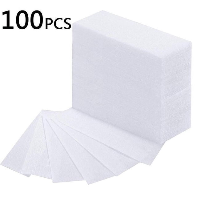 100Pcs/lot Wax Strips Face Body Hair Removal Sticker Skin Depilatory Pape Q4C7