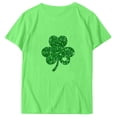 thumbnail image 4 of LSLJS Women's Casual T-shirt Imprimé Arbre de Noël à Manches Courtes Col Rond, 4 of 4