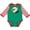 Green and Red, variant on Inktastic Bald Eagle Boys or Girls Long Sleeve Baby Bodysuit