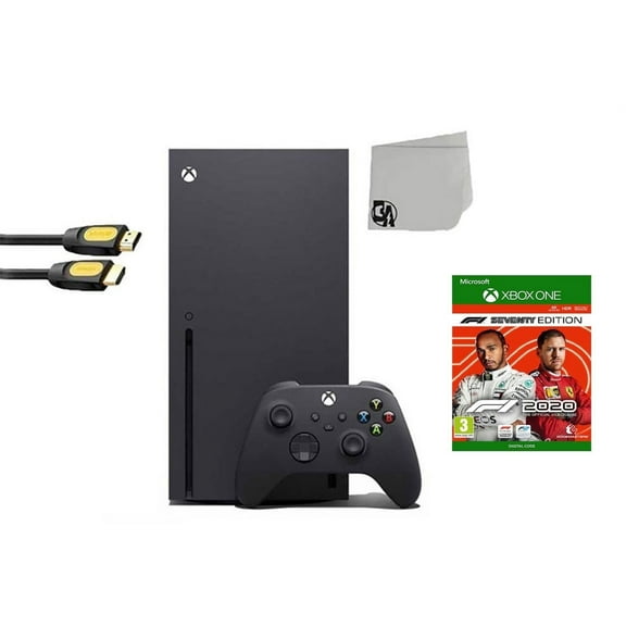 Pre-Owned Xbox Series X Video Game Console Black with F1 2020 BOLT AXTION Bundle ( )