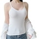 thumbnail image 2 of Pijama de manga corta para mujer, ropa interior térmica de invierno, color liso, cálida, sin costuras, resistente al frío, sin mangas, de poliéster., 2 of 6