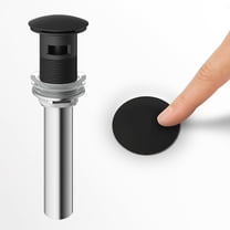 VIGO 1-3/4 in. Bathroom Sink Pop-Up Drain with Overflow in Matte Black - VG16002MB