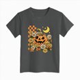 thumbnail image 5 of CAUYDY Kids Girls Halloween T-Shirts Tee, Short Sleeve Cute Pumpkin Ghost Daisy Print Crew Neck Fall Casual Tops for Kids Sizes 2-3 Years, 5 of 5
