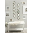 thumbnail image 4 of Kate and Laurel Loxi Slim Teardrop Panel Wall Mirror, 7 x 42, Gold, Glam Tall Teardrop Mirror Wall Decor for Use as Skinny Entryway Mirror or Decorative Bedroom Mirror, 4 of 9