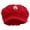 Red, variant on Round Grand Canyon Illustration Embroidered Cotton Elastic Big Size Newsboy Cap - Black 2XL-3XL