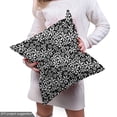thumbnail image 5 of Ambesonne Fashion Fabric by the Yard Upholstery, Abstract Floral Monochrome, 3 Yards, Charcoal Grey and Off White, 5 of 5