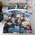 thumbnail image 4 of Exorcista Azul Conjunto de sábanas temático, trío de piezas, cómodo y amigable con la piel, diseño único, regalo de decoración para el hogar para familiares, amigos y fans, 90 cm * 190 cm, 4 of 6