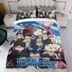 thumbnail image 4 of Exorcista Azul Conjunto de sábanas temático, trío de piezas, cómodo y amigable con la piel, diseño único, regalo de decoración para el hogar para familiares, amigos y fans,140cm *210cm, 4 of 6