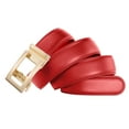 thumbnail image 2 of Daiosportswear Women's/Man's Automatic Leather Belt, No Holes Adjustable Design, Gold Buckle for Business & Casual Wear, 2 of 8