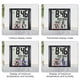 thumbnail image 4 of Reloj de pared multifuncional con pantalla grande, medidor de temperatura y humedad para el hogar, reloj despertador MFZFUKR BST3003406, 4 of 7
