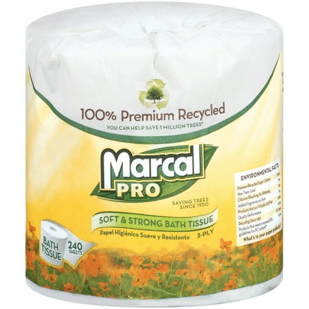 Marcal Pro 240 Sheets Per Roll Bath Tissue 1 Ct Wrapper