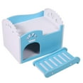 thumbnail image 5 of Dilwe 3 Colors Pet Hamster Rat Small Animal Castle Sleeping House Nest Exercise Toy, Hamster House, Guinea Pig House, 5 of 7