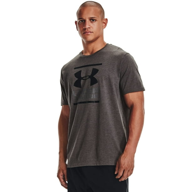 Camiseta Under Armour Global Foundation para hombre, color carbón/negro