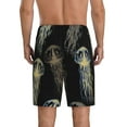 thumbnail image 5 of Salouo Jellyfish Pattern Men's Sleep Pajama Shorts,Pajama Bottoms Elastic Waistband Sleep Pajama Short PJ Shorts for Men -XX-Large, 5 of 6