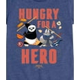 thumbnail image 3 of Kung Fu Panda 4 - Hungry For A Hero - Girls Fitted Short Sleeve Graphic T-Shirt, 3 of 5
