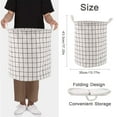 thumbnail image 6 of Laundry Hamper With Handle Collapsible Storage Basket Laundry Basket 41.8l For Bedroom Bathroom Washing Clothes & Toy Storage Organizer Easy Storage 2PACK, 6 of 6