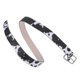 thumbnail image 5 of Cinturón ajustable de PU para mujer, elegante cinturón con estampado de vacas, 5 of 6