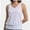 White, variant on Women's Summer V Neck Tank Top Basic Sleeveless Casual Fit Shirts