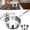 18cm/7in With Steamer, variant on Pure Titanium Saucepan with Lid,  No Coating Non-Stick Titanium Pot, Titanium Hammered Pan Pro with Steamer, Compatible with Induction Gas Electric Stoves