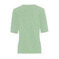 thumbnail image 5 of Women's Short Sleeve V Neck Casual Basic Solid Color Pullover Lightweight Soft Knit T-Shirt Tops, 5 of 5