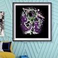 thumbnail image 2 of Cuadros Decorativos Kit de diamantes de imitación con imagen artística de mosaico de taladro redondo completo, regalo hecho a mano, decoración del hogar Ehuebsd Nuevos Originales, 2 of 5