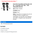 thumbnail image 2 of Front Strut Assembly and Sway Bar Link Kit - Compatible with 1986 - 1990 Oldsmobile Delta 88 1987 1988 1989, 2 of 2