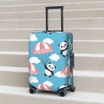 thumbnail image 5 of Uemuo Panda Flying in the Sky Printed Washable Luggage Cover - Fashion Suitcase Protector Fits 18-32 Inch Luggage -Medium, 5 of 9