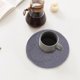 thumbnail image 5 of Woven Table Mat | Round Coffee Dining Placemat – Oil-Proof Waterproof Heat-Resistant Pad | Stylish Elegant Yarn Ramie Design | Easy Clean | 18cm | Set of 3 | for Home Restaurant Desk, 5 of 6