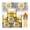 3-pack, variant on Weather Resistant Water-Based Gold Paint, Metallic Acrylic Liquid Gilding Kit with Brush, Fast Drying, No Sanding, For Wood, Metal, Stone, DIY Craft