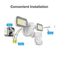 thumbnail image 4 of SANSI LED Outdoor Security Floodlight, Motion Sensor, 10000 Lumens, 5000K, IP65 Waterproof, Dusk to Dawn Lighting, 4 of 7