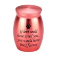 thumbnail image 1 of Greeniant Urna en forma de S de Metal, urna pensativa, necesita corroer el tarro de almacenamiento conmemorativo de acero inoxidable Preserve S Memoriales de mascotas oro rosa, 1 of 6