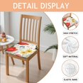 thumbnail image 2 of Pioneer Flower and Butterfly Seat Covers for Dining Room Chairs Set Of 4,Stretch Printed Washable Chair Seat Cover with Elastic Ties and Button,Removable Waterproof Couch Cushion Covers, 2 of 6