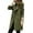 Green, variant on Odeerbi Trench Coat for Women 2025 Autumn Winter Overcoat Wool Dress Coat Double Breasted Long Trench Coat Coffee Refer to Size Chart In Description