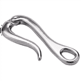 10X 100mm Pelican Hook & Eye with Quick Release Link Stainless Steel