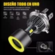 thumbnail image 3 of 3 Lados Faro Led H4 9003 Para Moto Alta Y Baj Angel Eye Csp, 3 of 8