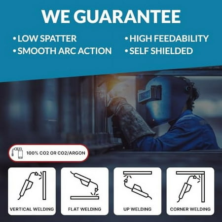 

(2 Pack) PGN Solid MIG Welding Wire - ER70S-6 .035 Inch 10 Pound Spool - Mild Steel MIG Wire with Low Splatter and High Levels of Deoxidizers - For All Position Gas Welding