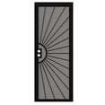 thumbnail image 3 of 32" X 80" Prehung Security Door Universal/Reversible Hinging Surface Mount Steel Security Door With Perforated Metal Screen Without Lock, 3 of 5