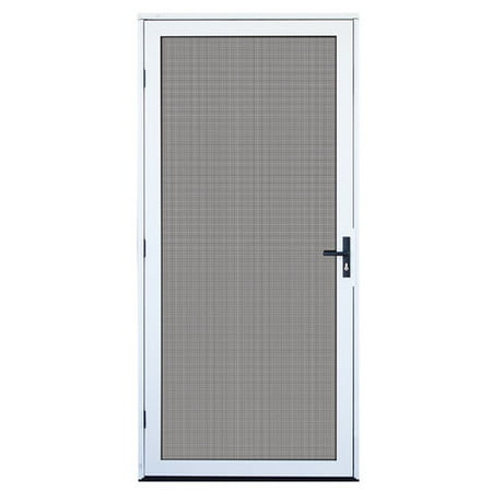 White Screen Doors titan security recessed mount aluminum meshtec security screen White Screen Doors titan security recessed mount aluminum meshtec security screen