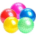 thumbnail image 1 of 8.6 Inch 5 Pack Sensory Balls With Pump Inflatable Knobby Balls Bouncy Spicky, 1 of 3